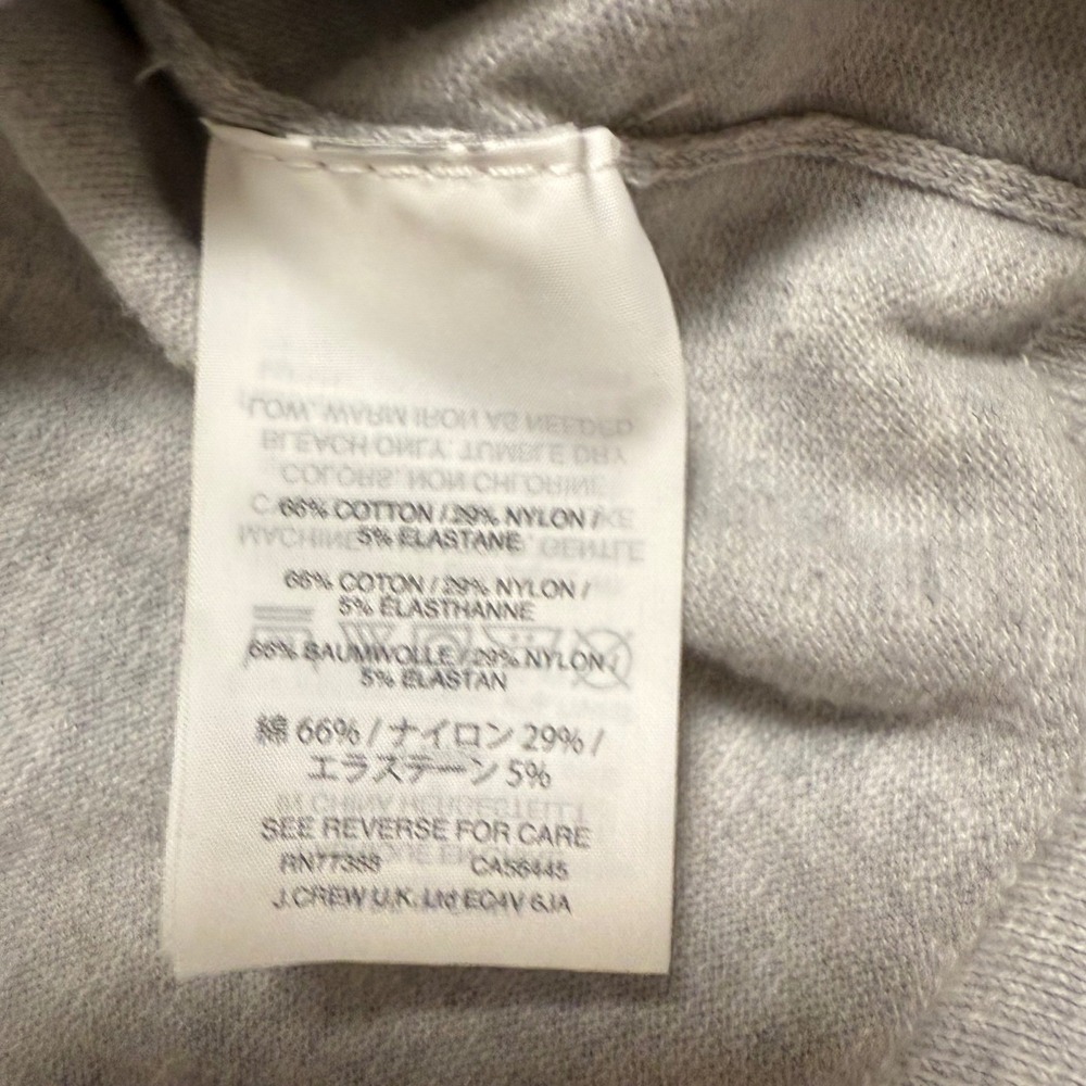 J.Crew Womens Gray Cotton Blend Sleeveless Crewneck Sweater Vest Size M - Picture 3 of 7
